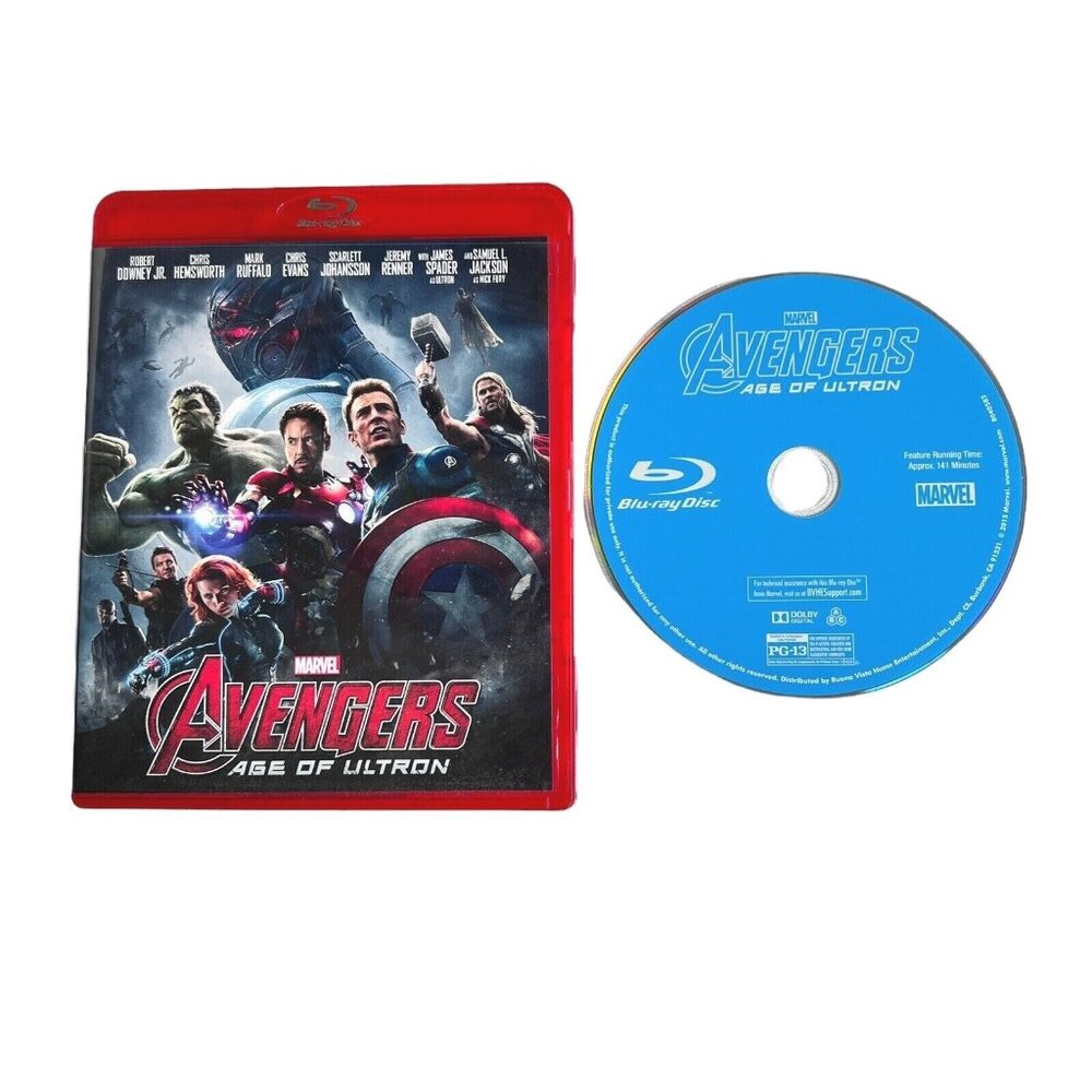 Marvel Avengers Age Of Ultron Blu-Ray Disc CD DVD‎ 2015 Captain America Iron Man